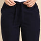 Navy Blue Crochet Pants