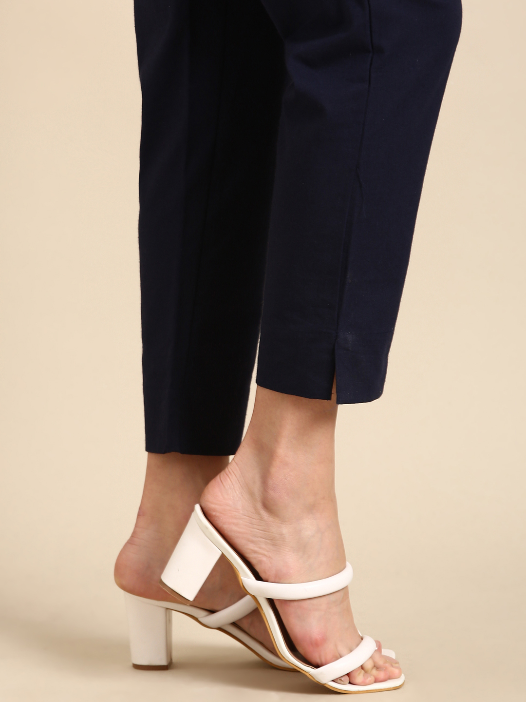 Navy Blue Classic Pants