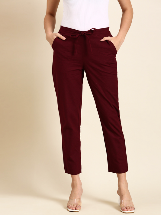 Wine Classic Pants