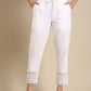 White Crochet Pants