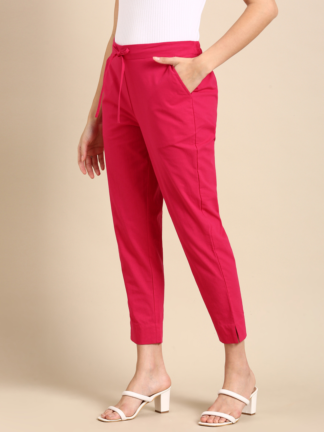 Hot Pink Classic pants