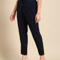 Navy Blue Crochet Pants