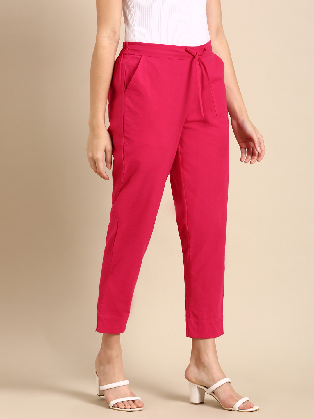 Hot Pink Classic pants