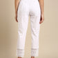 White Crochet Pants