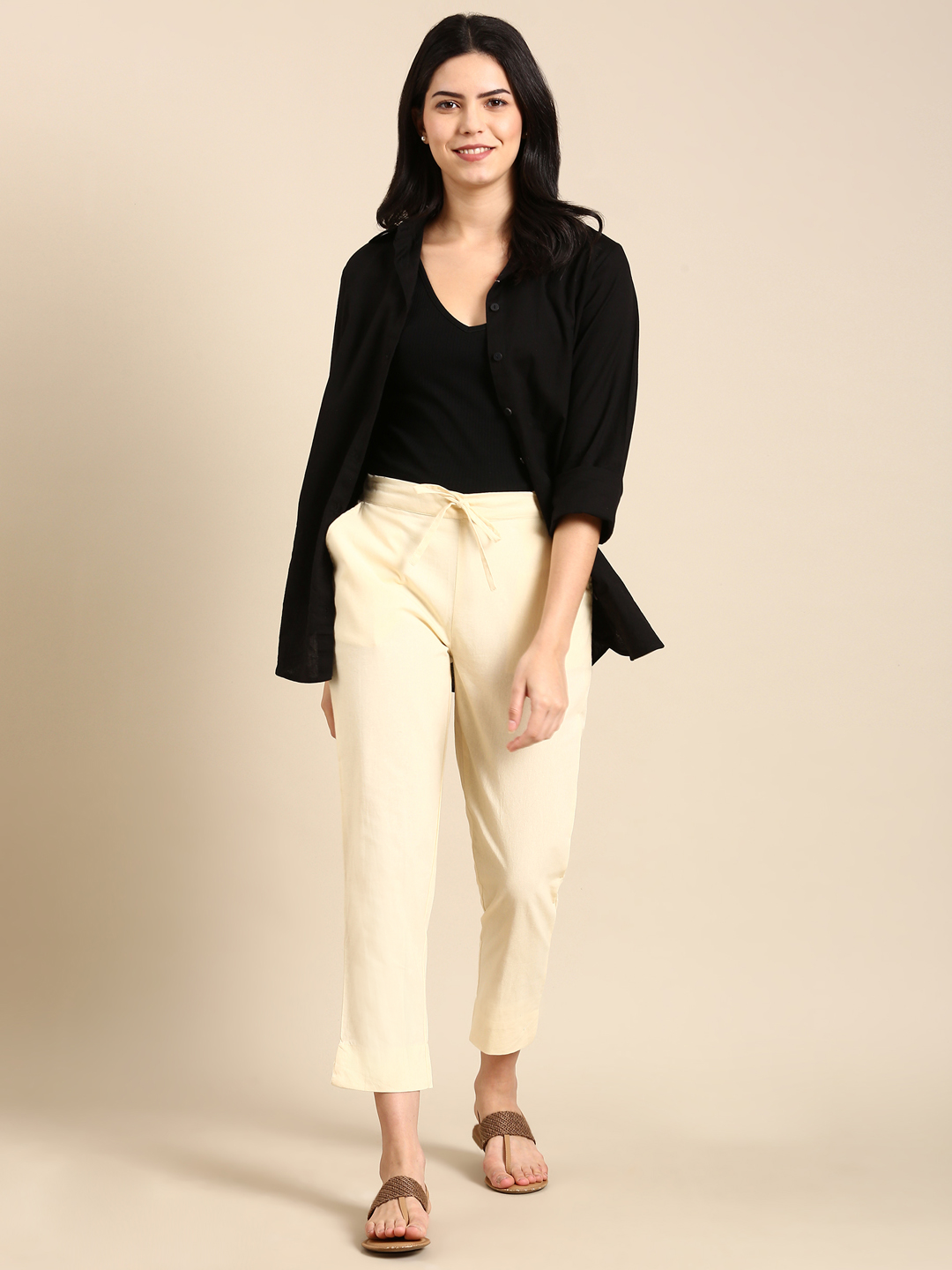 Elegant Style Guide: Cream Pants Women - simpleeducation