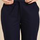 Navy Blue Classic Pants